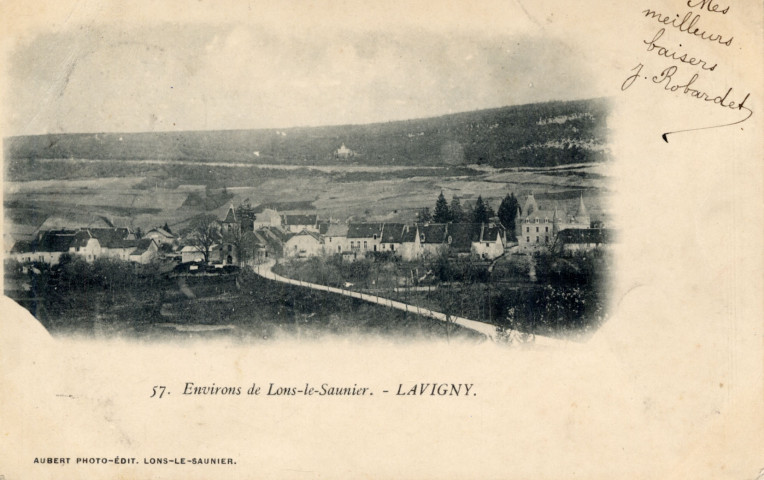 Environs de Lons-le-Saunier (Jura). 57. Lavigny, le village. Lons-le-Saunier, Aubert.
