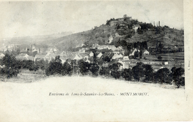 Montmorot (Jura). Le village. L.Demay.