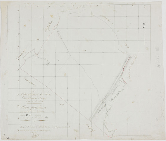 Arbois, section D, feuille 4. [1810]géomètre : Perrard
