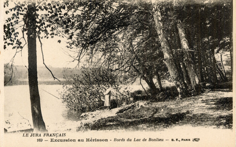 Bonlieu (Jura). 169. Le Jura français. Excursion au Hérisson, les bords du lac de Bonlieu. Paris, B.F.