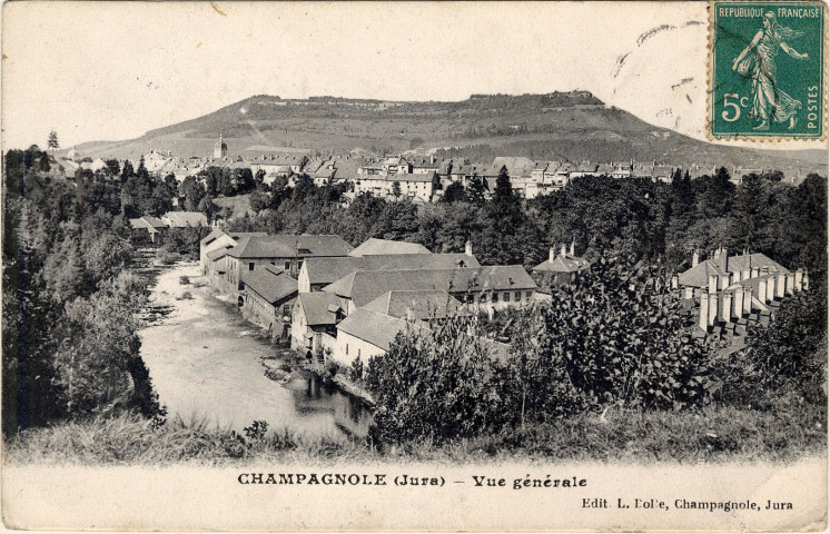 Champagnole (Jura). Vue générale. Champagnole, L. Bolle.