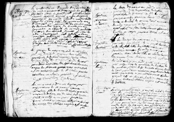 Série communale : baptêmes, mariages, sépultures 1er janvier 1710-2 janvier 1714.