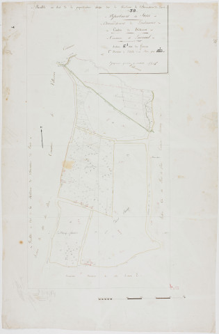 Larnaud, section E, Franois, feuille 1.géomètre : Rebour