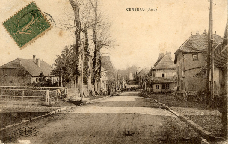 Censeau (Jura). Le village. Besançon, C. Lardier.