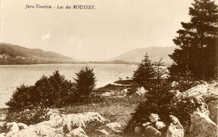 Les Rousses (Jura). Le lac.