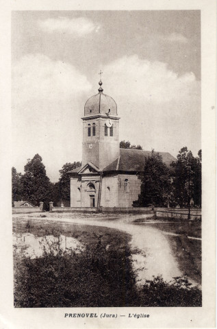 Prénovel (Jura). L'église.