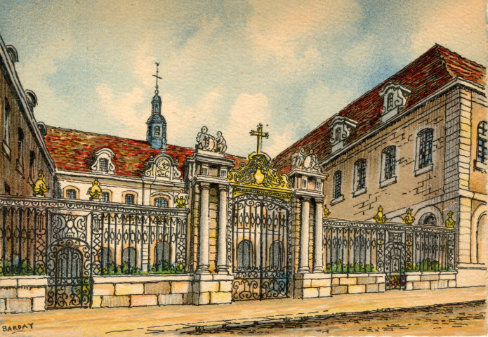 Lons-le-Saunier (Jura). L'Hôtel-Dieu. Paris, M.Barré et J.Dayez.