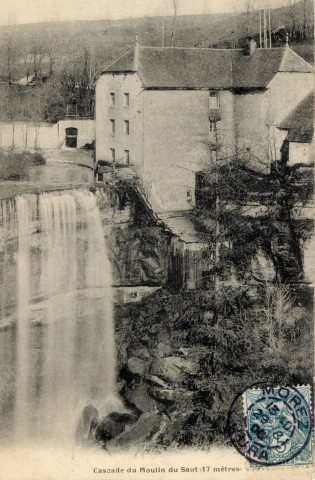 Le Hérisson (Jura). La cascade du moulin du saut (17 mètres). Paris, B.F.