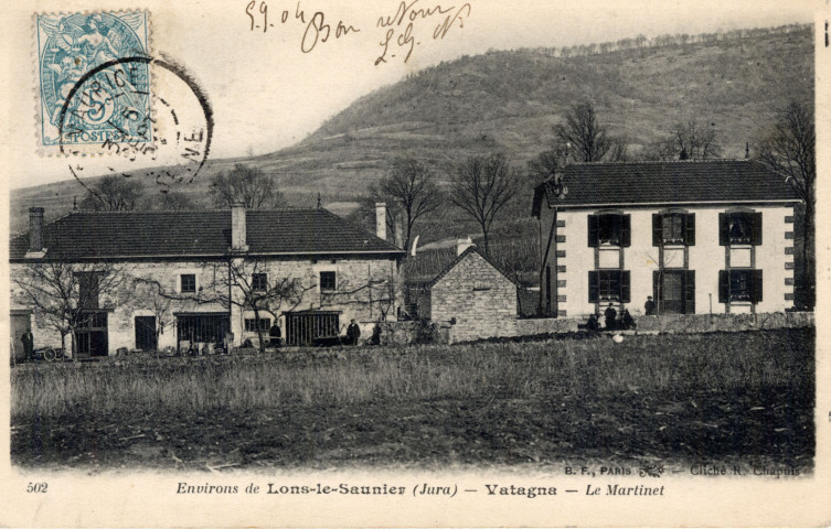 Environs de Lons-le-Saunier (Jura). 502. Vatagna, Le Martinet. Paris, B.F.