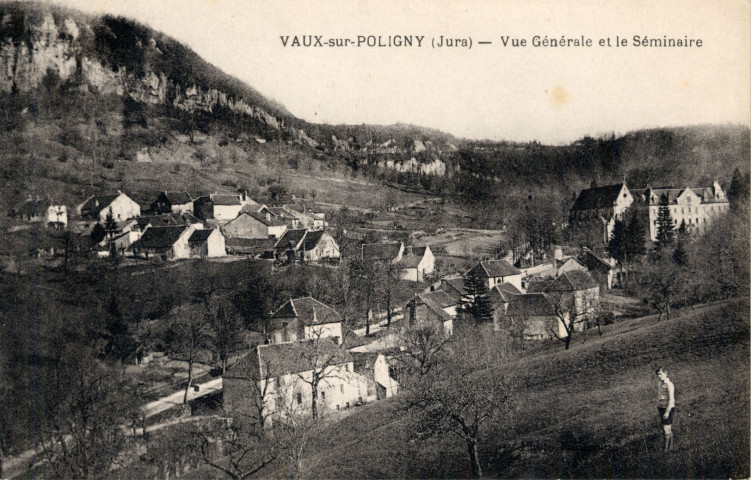 Vaux-sur-Poligny (Jura). 103. Vue générale et le séminaire. M.G.