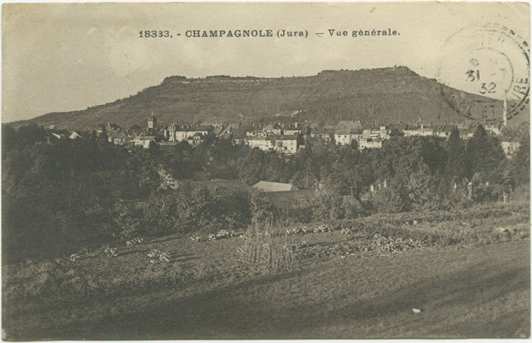 Champagnole (Jura). Vue générale.