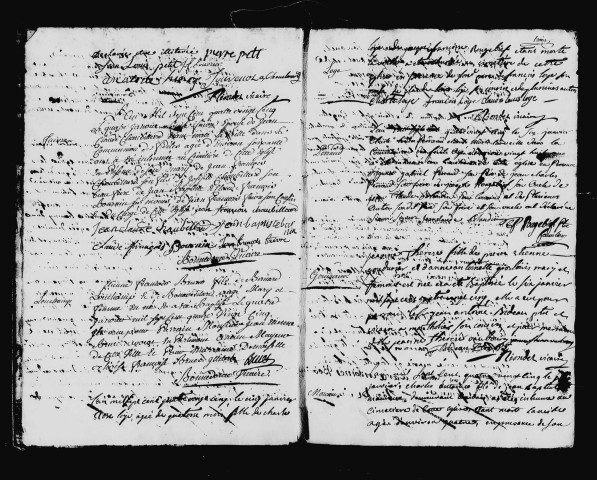 Baptêmes, mariages et sépultures, 1er janvier 1785 - 31 décembre 1785