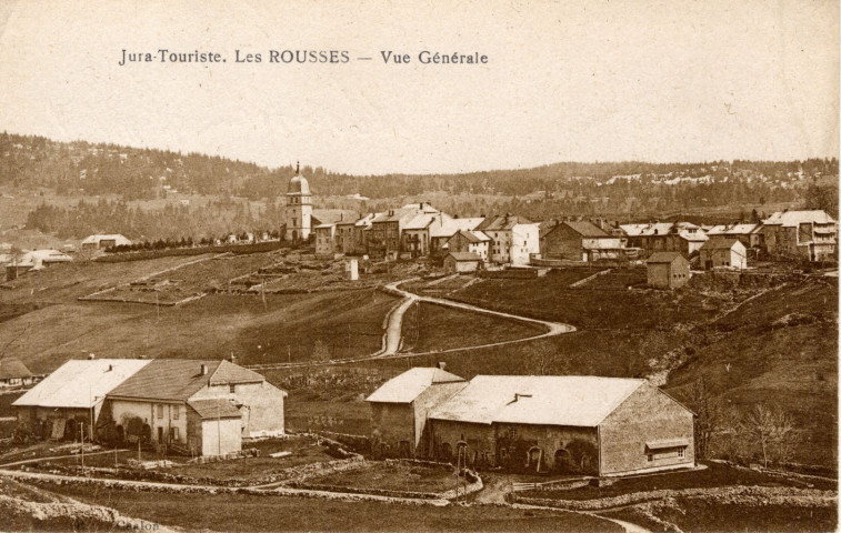 Les Rousses (Jura). Vue Générale. Mulhouse-Dornach, Braun et Cie.