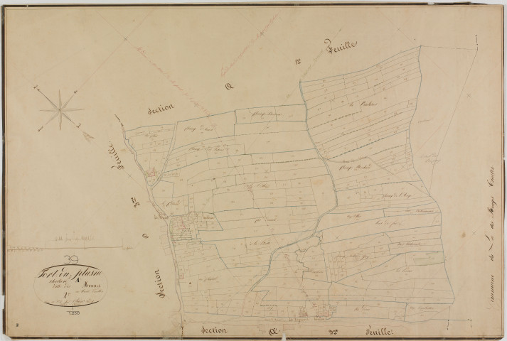 Fort-du-Plasne, section A, les Monnet, feuille 2.géomètre : Olivier cadet