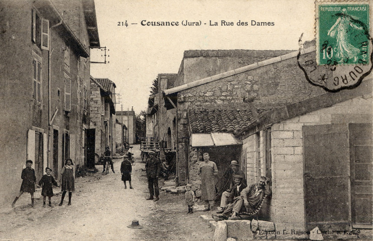 Cousance (Jura). 214. La rue des Dames. L. Raison.