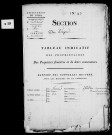 Etat de sections, s.d. [1809]. Commune fusionnée à celle de Saint-Lamain en 1822.