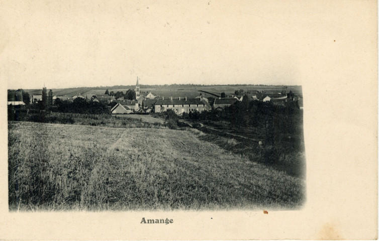 Amange (Jura). Vue générale.