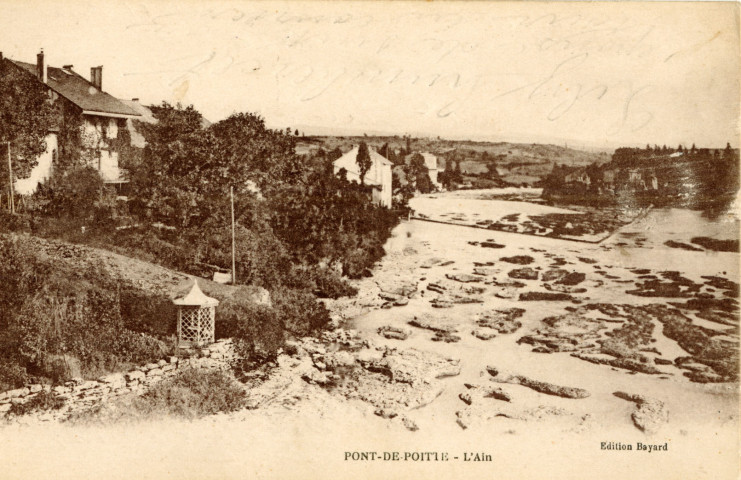 Pont-de-Poitte (Jura). L'Ain. Bayard.