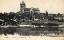 Dole (Jura). 7. Le canal et la cathédrale. Reyet et Picard.