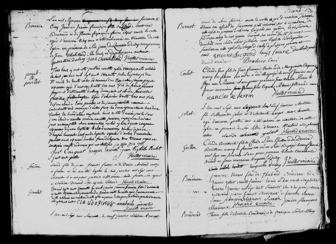 Baptêmes, mariages et sépultures, 1er janvier 1760 - 31 décembre 1760