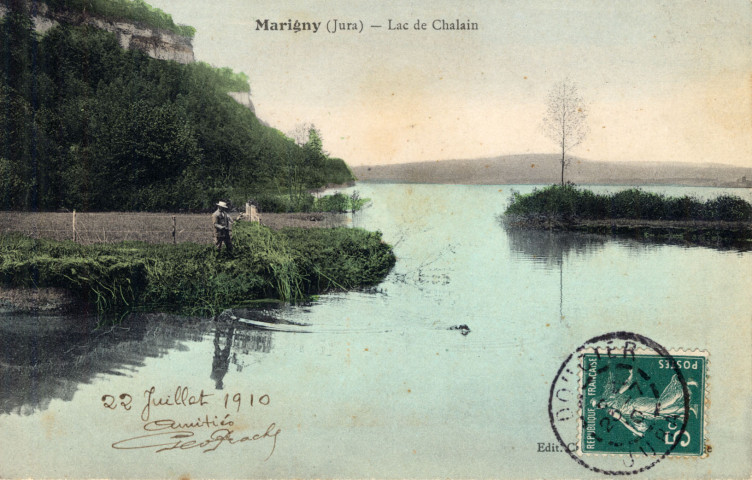 Marigny (Jura). Lac de Chalain.