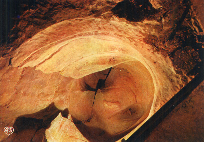 Les Planches-près-d'Arbois (Jura). 39 425 03. La Franche-Comté pittoresque. Grotte des Planches-près-d'Arbois, rivière souterraine marmite de géant. Dole, éditions de l'Est.