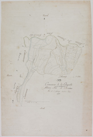 Chapelle-sur-Furieuse (La), section B, Chenèvre, feuille 2 [1811]