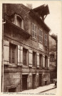 Dole (Jura). La maison natale de Pasteur, actuellement musée Pasteur. Dole, Karrer.