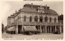 Lons-le-Saunier (Jura). Le grand café de Strasbourg, François Villarme (propriètaire, établissement recommnadé tél. 145).