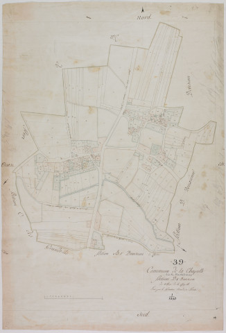 Chapelle-sur-Furieuse (La), section D, le Village, feuille 1. [1811]