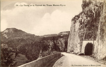 Morez (Jura). 70. Le Turu et le Tunnel du Tram Morez-Nyon. Ch. Rotureau, libraire à Morez.