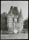 Reproduction d'une vue du château de Carrouges.