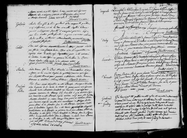 Baptêmes, mariages et sépultures, 1er janvier 1760 - 31 décembre 1760