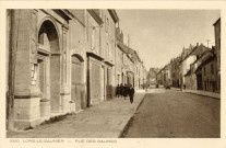 Lons-le-Saunier (Jura). La rue des salines. Mulhouse-Dornach, Braun et Cie.