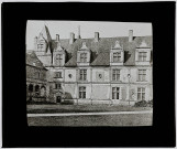 Reproduction d'une vue du château de Châteaubriant.