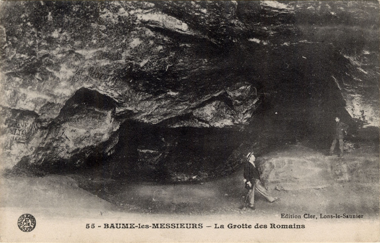 Baume-Les-Messieurs (Jura). La Grotte des Romains. Lons-le-Saunier, Cler.