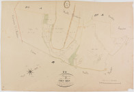 Songeson, section A, les Prés Bois, feuille 5.géomètre : Laplace