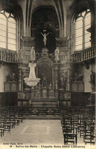 Salins-les-Bains (Jura). 48. La chapelle Notre-Dame Libératrice. Salins, Figuet.