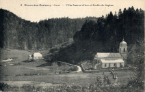 Chaux-des-Crotenay (Jura). 6. Villa Jeanne d'Arc et forêts de sapins.