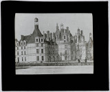 Reproduction d'une vue du château de Chambord.