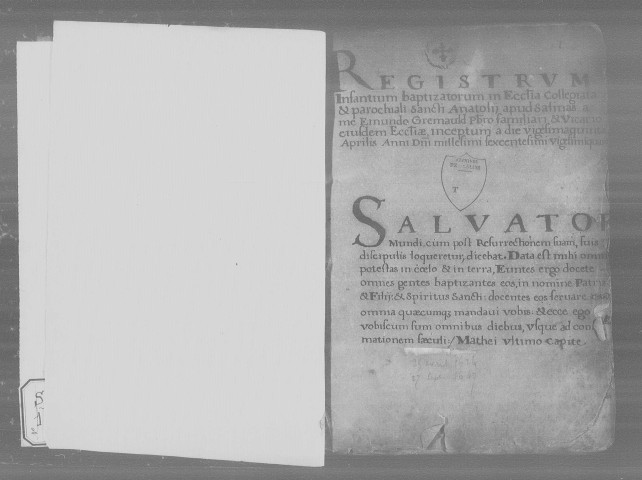 Baptêmes, 25 avril 1624 - 27 septembre 1647.