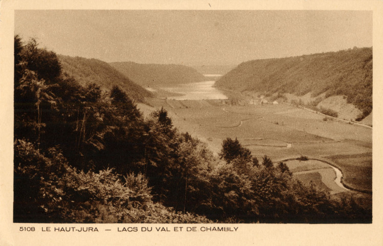 Le Haut-Jura. 5108. Les lacs du Val et de Chambly. Mulhouse-Dornach, Braun et Cie.