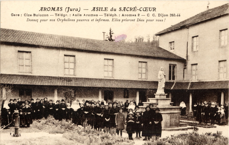 Aromas (Jura). L'asile du Sacré-Cœur.