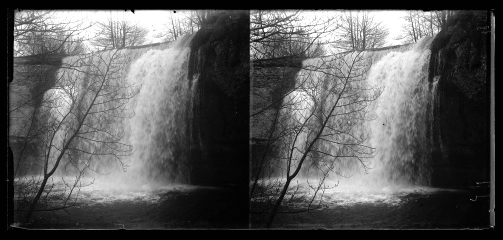 Cascades du Hérisson, le Saut de la forge près de Bonlieu, deuxième cascade après le Saut Girard.