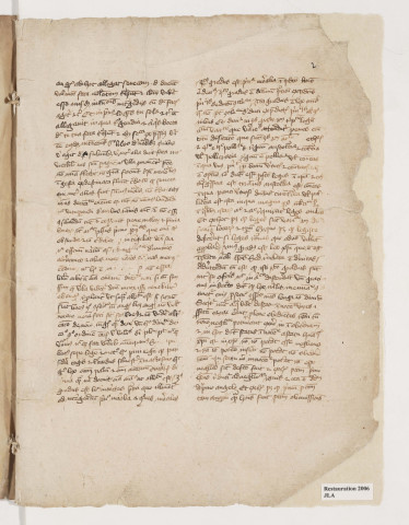 Pierre Plaoul, Commentarius in quattuor libros Sentenciarum Petri Lombardi [ Commentaire sur les quatre livres des Sentences de Pierre Lombard] (fragment).