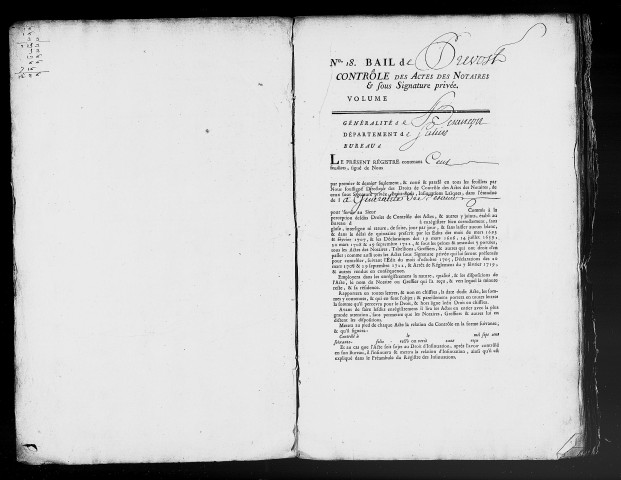 Registre du 30 mars au 28 décembre 1767