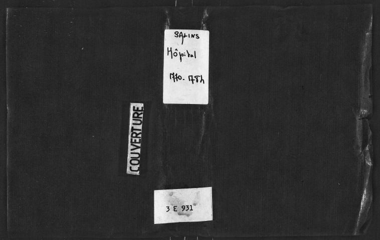 Sépultures, 1770-1784