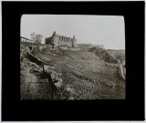 Reproduction d'une vue du château de Rochechouart.