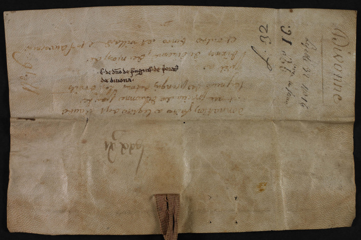 Jean, seigneur de Prangins, renonce à ses prétentions sur les dîmes de Signy, Villard, etc.