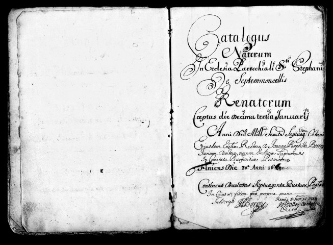 Baptêmes 1678-1684, mariages et sépultures 1685-1686.
